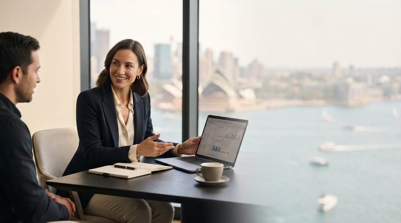 Quantum Aussie Pro dashboard concept representing AI-driven portfolio monitoring